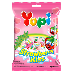 Yupi Strawberry Kiss 120G